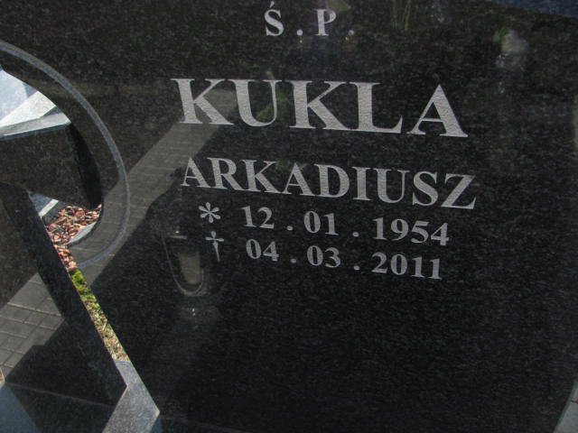 Arkadiusz Kukla 1954 Krzyżowice - Grobonet - Wyszukiwarka osób pochowanych