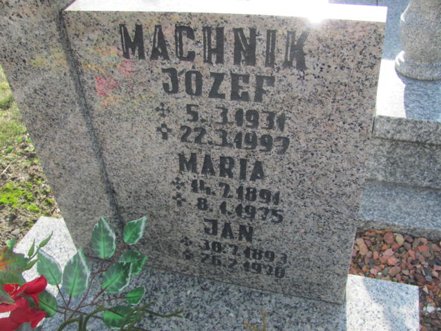 Maria Machnik 1891 Krzyżowice - Grobonet - Wyszukiwarka osób pochowanych