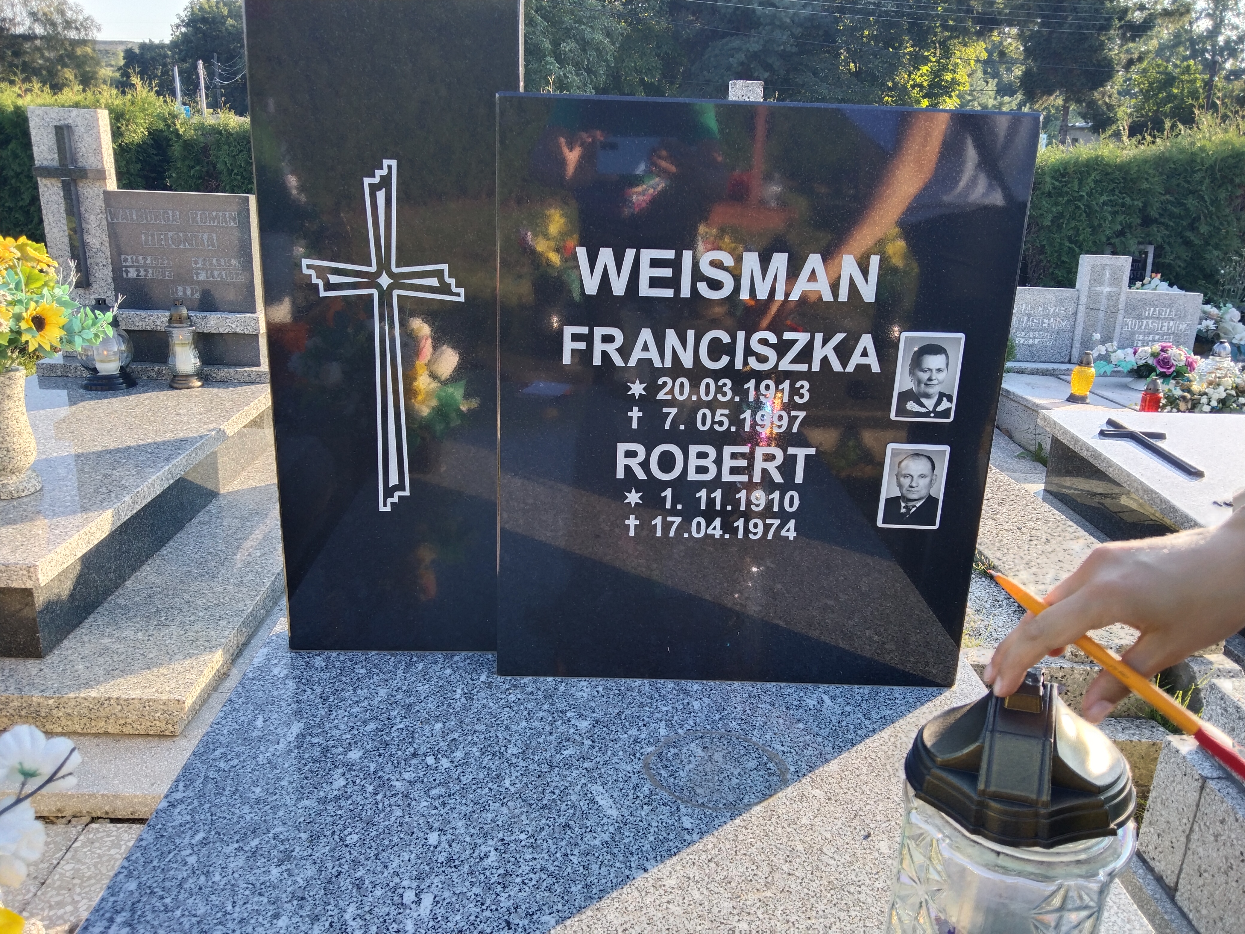 Robert Weisman 1910 Krzyżowice - Grobonet - Wyszukiwarka osób pochowanych