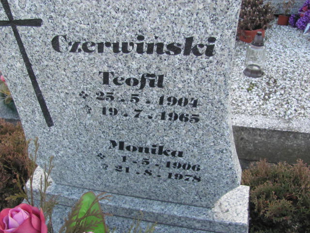 Teofil Czerwiński 1904 Krzyżowice - Grobonet - Wyszukiwarka osób pochowanych