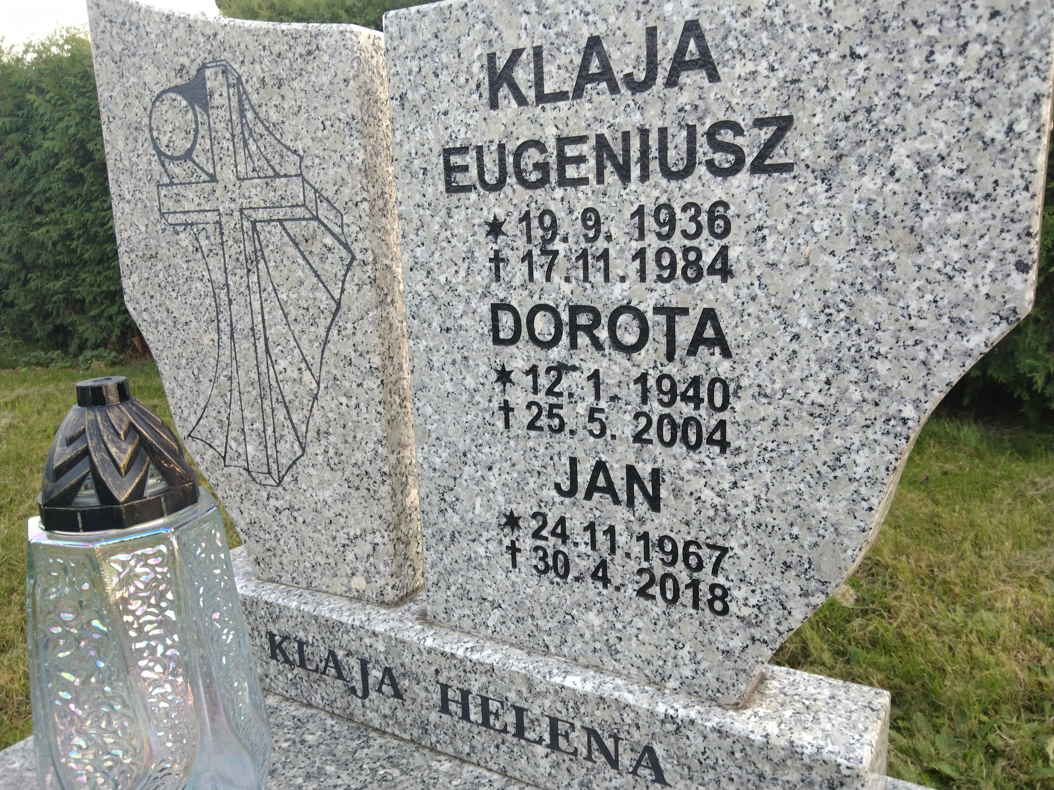 Dorota Klaja 1940 Krzyżowice - Grobonet - Wyszukiwarka osób pochowanych
