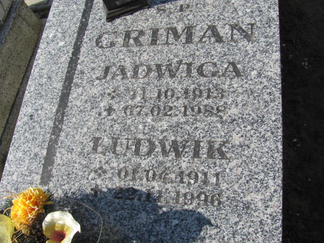 Ludwik Griman 1911 Krzyżowice - Grobonet - Wyszukiwarka osób pochowanych